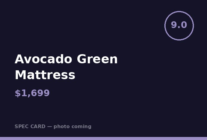 Avocado Green Mattress