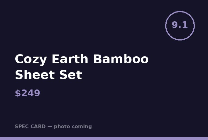 Cozy Earth Bamboo Sheet Set