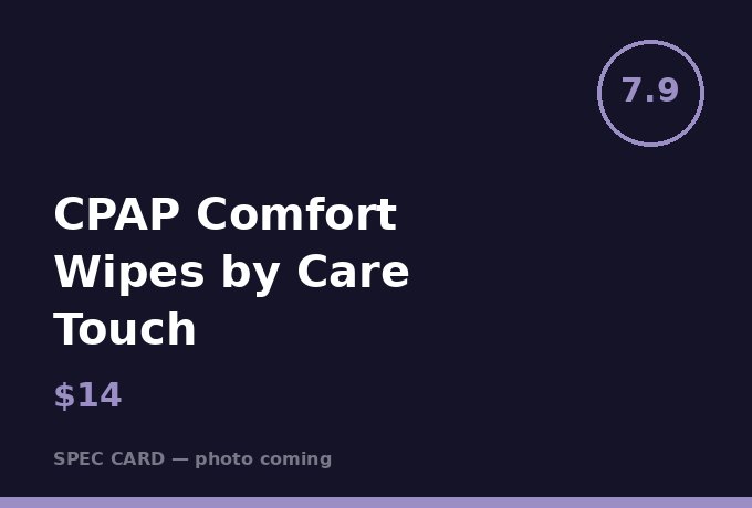 CPAP Comfort Wipes by Care Touch