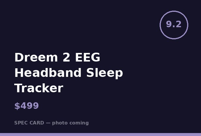 Dreem 2 EEG Headband Sleep Tracker