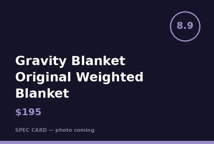 Gravity Blanket Original Weighted Blanket