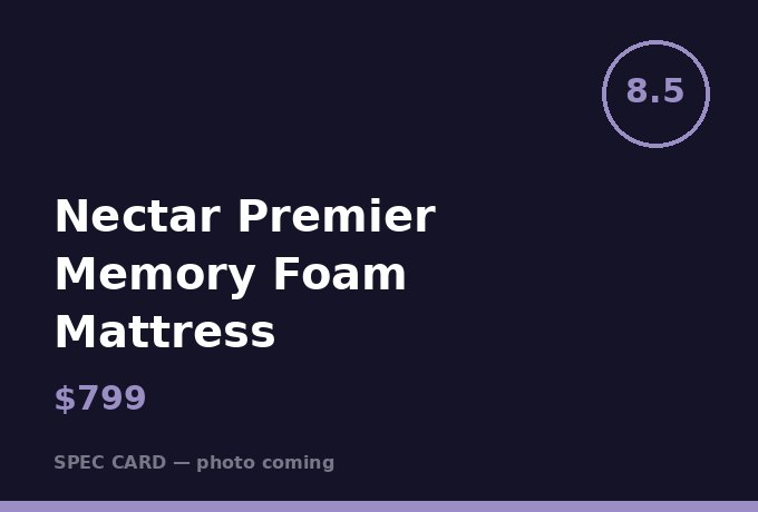 Nectar Premier Memory Foam Mattress