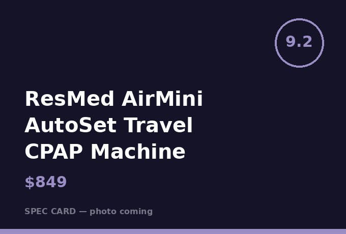 ResMed AirMini AutoSet Travel CPAP Machine