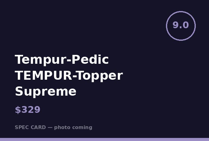 Tempur-Pedic TEMPUR-Topper Supreme
